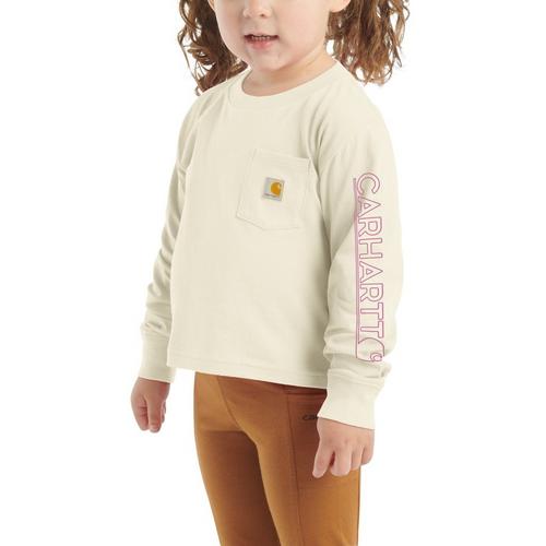 Girls' Carhartt Graphic Pocket Long Sleeve T-Shirt - Primary Image