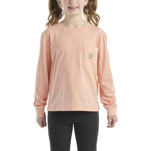 Girls' Carhartt Graphic Pocket Long Sleeve T-Shirt - Primary Image