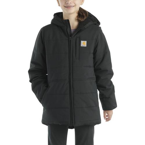 Girls' Carhartt Montana Hooded Canvas Jacket - Primary Image