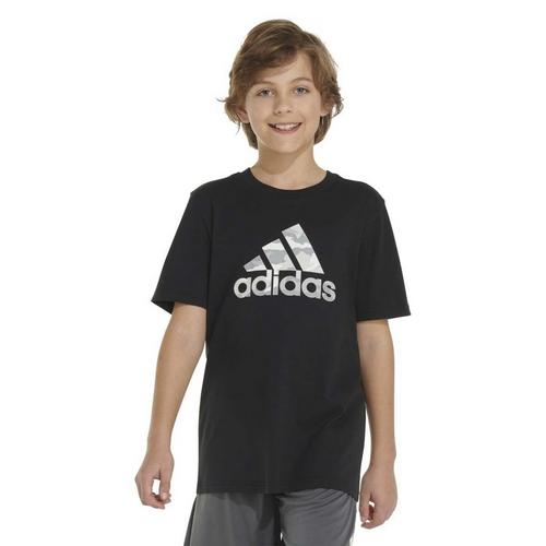 Boys' adidas France Camo Logo T-Shirt - Primary Image