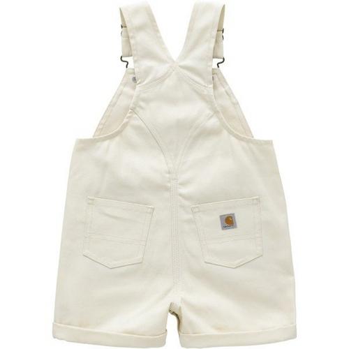 Baby Carhartt Canvas Ruffle Shortall - Primary Image