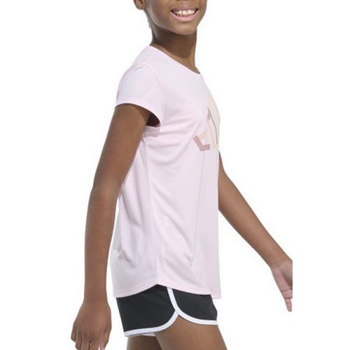 Girls' adidas Cap Sleeve Poly T-Shirt - Primary Image