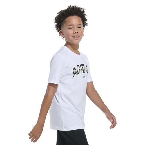 Boys' adidas Tiger Camo Stack T-Shirt - Primary Image