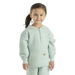 Baby Girls' Carhartt Quilted Jersey 1/2 Zip Pullover - Thumbnail 1 of 3