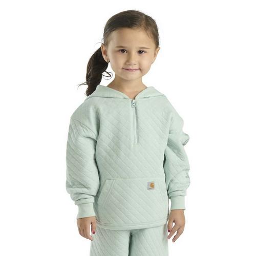 Baby Girls' Carhartt Quilted Jersey 1/2 Zip Pullover - Primary Image