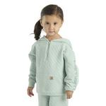 Baby Girls' Carhartt Quilted Jersey 1/2 Zip Pullover - Thumbnail 3 of 3
