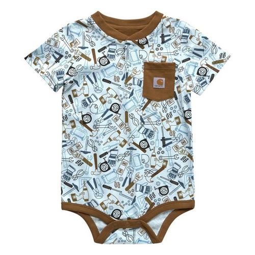 Baby Boys' Carhartt Henley Tools Onesie - Primary Image