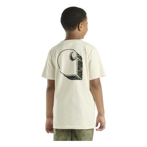 Boys' Carhartt Camo Logo "C" T-Shirt - Primary Image
