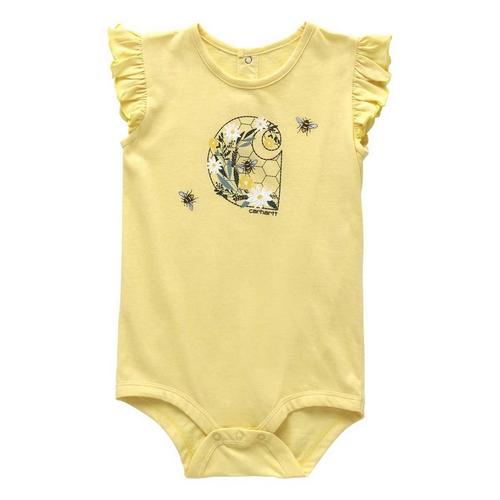 Baby Girls' Carhartt Bee Onesie - Primary Image