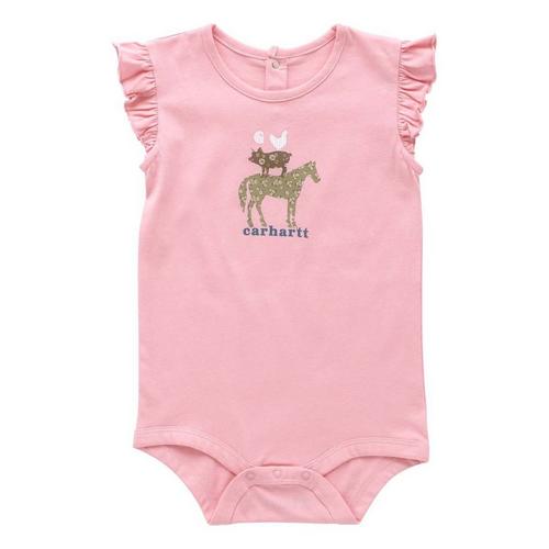 Baby Girls' Carhartt Animal Stack Onesie - Primary Image