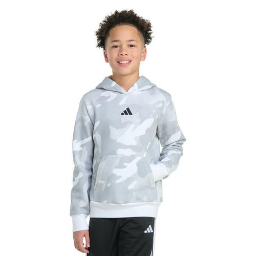 Kids' adidas Halftone Printed Fleece Hoodie - Primary Image