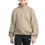 Girls' adidas Training 1/4 Zip Pullover - Thumbnail 1 of 4