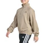 Girls' adidas Training 1/4 Zip Pullover - Thumbnail 2 of 4
