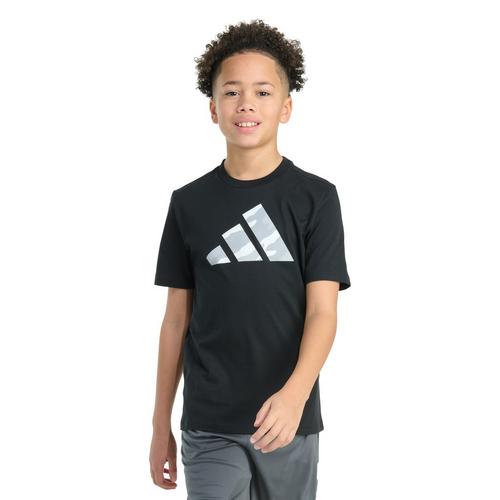 Kids' adidas Halftone Camo Logo T-Shirt - Primary Image