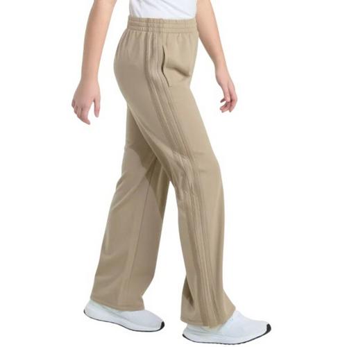 Girls' adidas 3-Stripe Wide Leg Training Pants - Primary Image