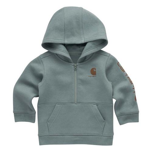 Toddler Carhartt Sleeve Logo 1/2 Zip Pullover