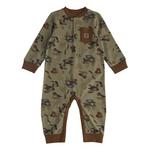 Baby Carhartt Duck Print Long Sleeve Coverall - Thumbnail 1 of 2