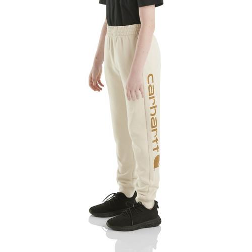 Kids' Carhartt Fleece Logo Joggers - Primary Image