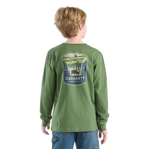 Kids' Carhartt Deer Park Pocket Long Sleeve T-Shirt - Primary Image