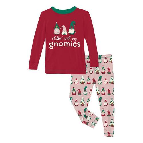 Kids' Kickee Pants Graphic Long Sleeve Pajama Set - Primary Image