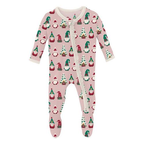 Baby Kickee Pants Muffin Ruffle Footie Pajamas - Primary Image