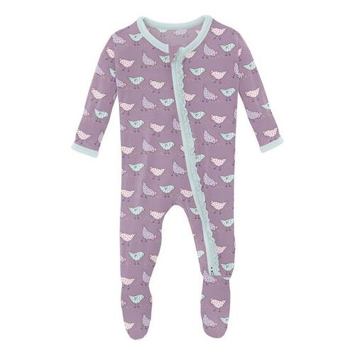 Baby Kickee Pants Muffin Ruffle Footie Pajamas - Primary Image