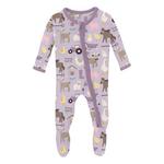 Baby Kickee Pants Muffin Ruffle Footie Pajamas - Thumbnail 7 of 14