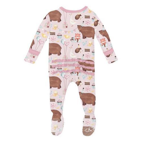 Baby Kickee Pants Muffin Ruffle Footie Pajamas - Primary Image