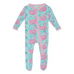Baby Kickee Pants Zipper Print Footie Pajamas - Thumbnail 7 of 8