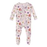 Baby Kickee Pants Muffin Ruffle Footie Pajamas - Thumbnail 1 of 2