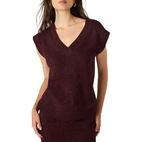 Women's Steve Madden Remy V-Neck Sweater Vest - Primary Image