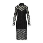 Women's Steve Madden Vivienne Studded Lace Long Sleeve Midi Dress - Thumbnail 6 of 6