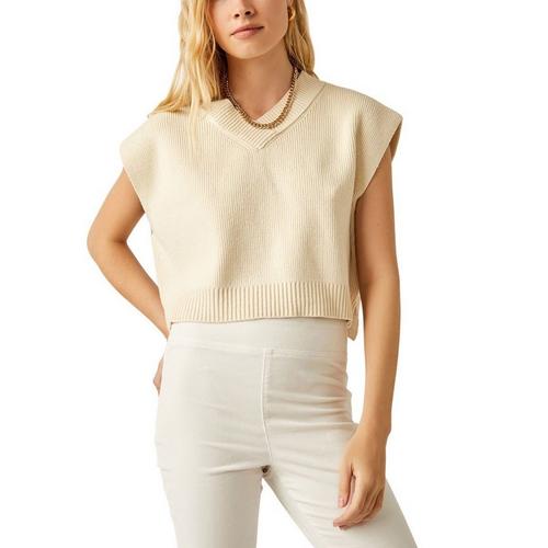 Women's Free People Easy Street V-Neck Sweater Vest - Primary Image