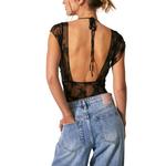 Women's Free People Lacey In Love V-Neck Shirt - Thumbnail 2 of 3