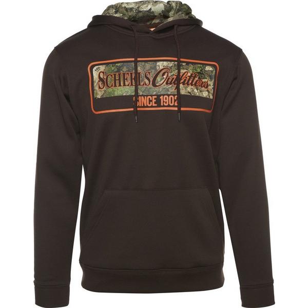 SCHEELS OUTFITTERS Men's  Camo Logo Hunting Hoodie