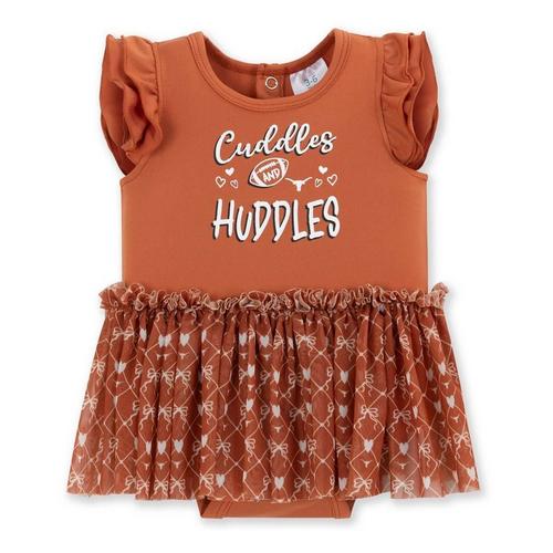 ZooZatZ Baby Texas Longhorns Cuddle Tutu Onesie - Primary Image
