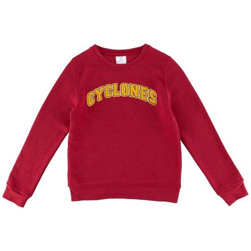 ZooZatZ Girls' Iowa State Cyclones Chenille Crew - Primary Image