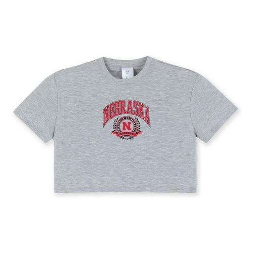 ZooZatZ Kids' Girls' Nebraska Cornhuskers Boxy Crop - Primary Image