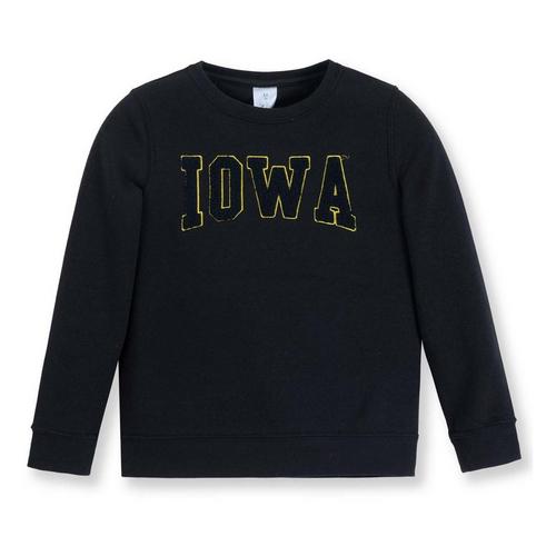 ZooZatZ Girls' Iowa Hawkeyes Fleece Crew - Primary Image