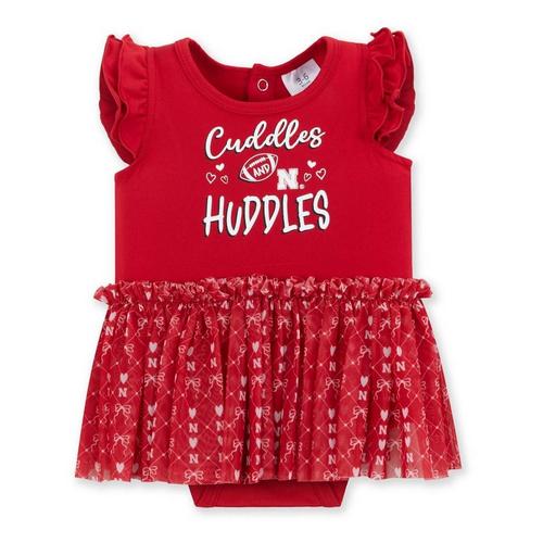 ZooZatZ Baby Nebraska Cornhuskers Cuddle Tutu Onesie - Primary Image