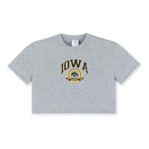 ZooZatZ Girls' Iowa Hawkeyes Boxy Crop - Primary Image