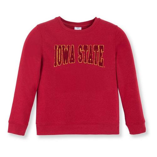 ZooZatZ Girls' Iowa State Cyclones Fleece Crew - Primary Image