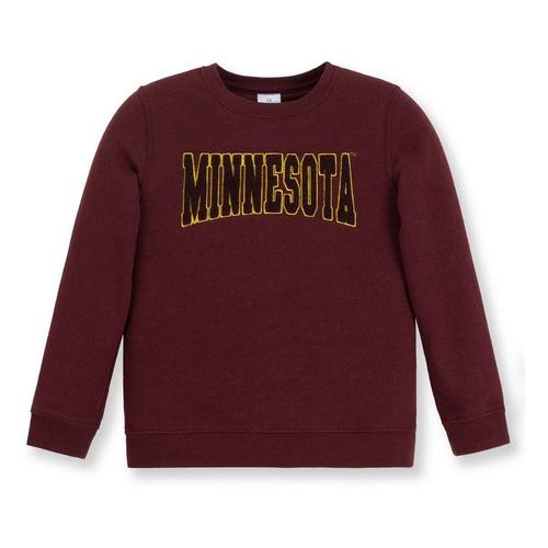 ZooZatZ Girls' Minnesota Golden Gophers Fleece Crew - Primary Image