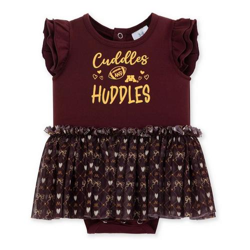 ZooZatZ Baby Minnesota Golden Gophers Cuddle Tutu Onesie - Primary Image