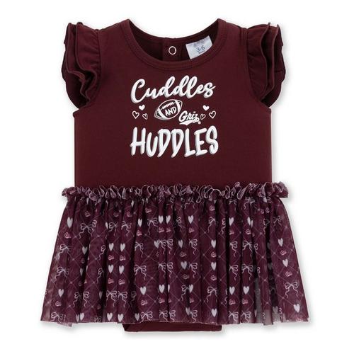 ZooZatZ Baby Montana Grizzlies Cuddle Tutu Onesie - Primary Image