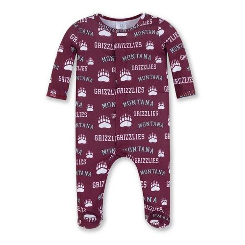 ZooZatZ Baby Montana Grizzlies All Over Print Sleeper - Primary Image