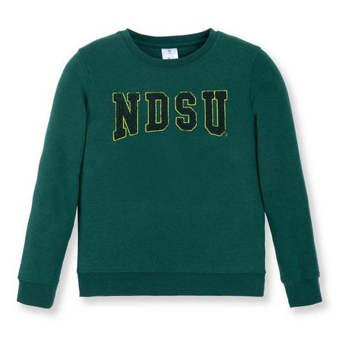 ZooZatZ Kids Girls' North Dakota State Bison Fleece Crew - Primary Image