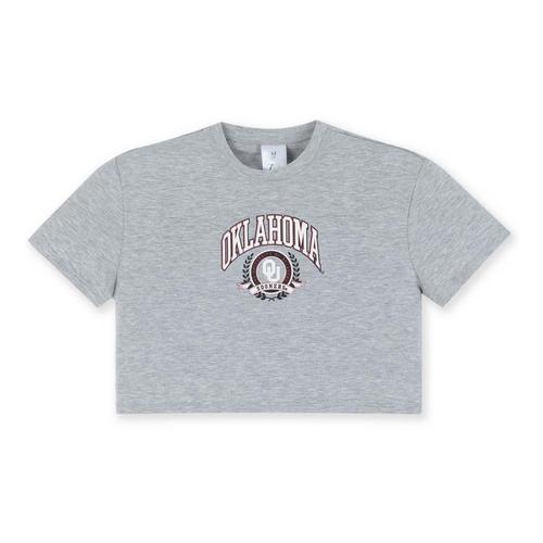 ZooZatZ Kids' Girls' Oklahoma Sooners Boxy Crop - Primary Image