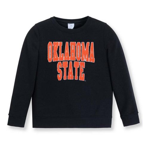 ZooZatZ Kids Girls' Oklahoma State Cowboys Fleece Crew - Primary Image