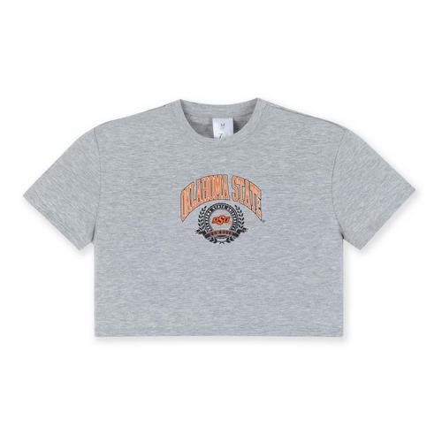 ZooZatZ Girls' Oklahoma State Cowboys Boxy Crop - Primary Image